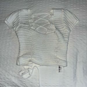 francesca’s new with tags crochet top